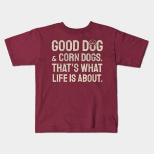 Corn Dog Lover Kids T-Shirt